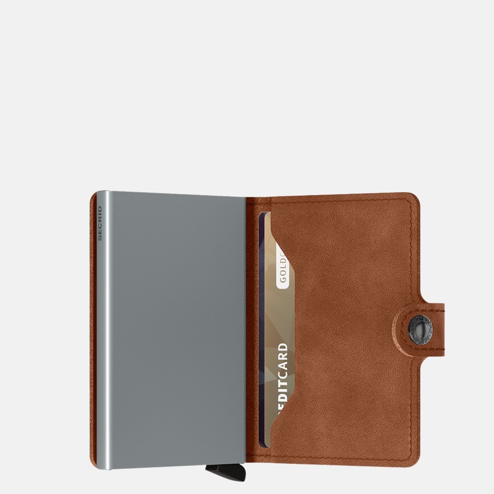 Secrid Miniwallet pasjeshouder vintage cognac bij Duifhuizen