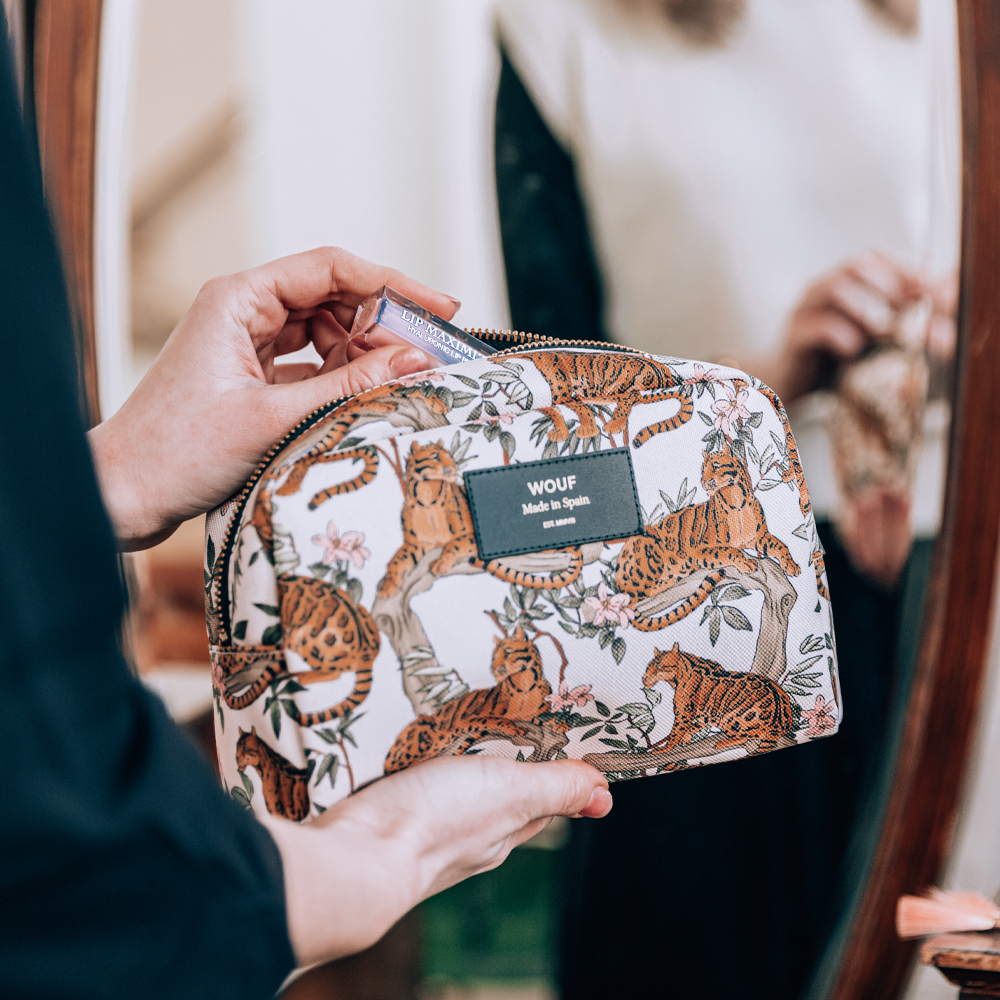 WOUF make-up tas Lazy Jungle bij Duifhuizen
