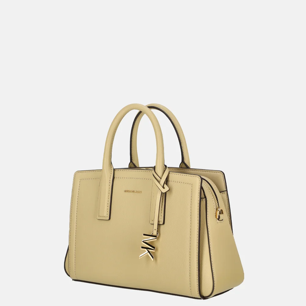 Michael Kors Laila satchel handtas S khaki bij Duifhuizen