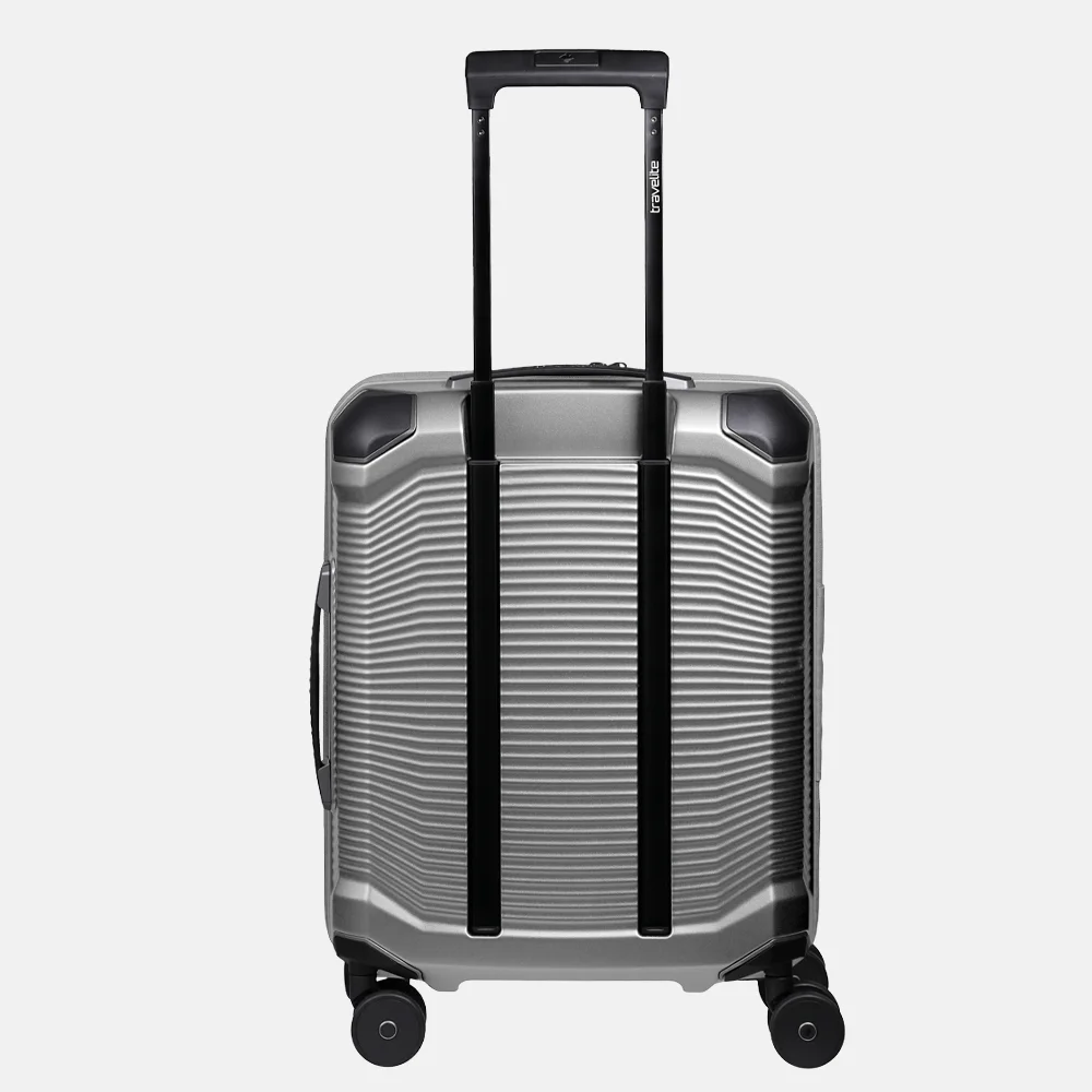 Travelite Millennium handbagage koffer 55 cm silver bij Duifhuizen