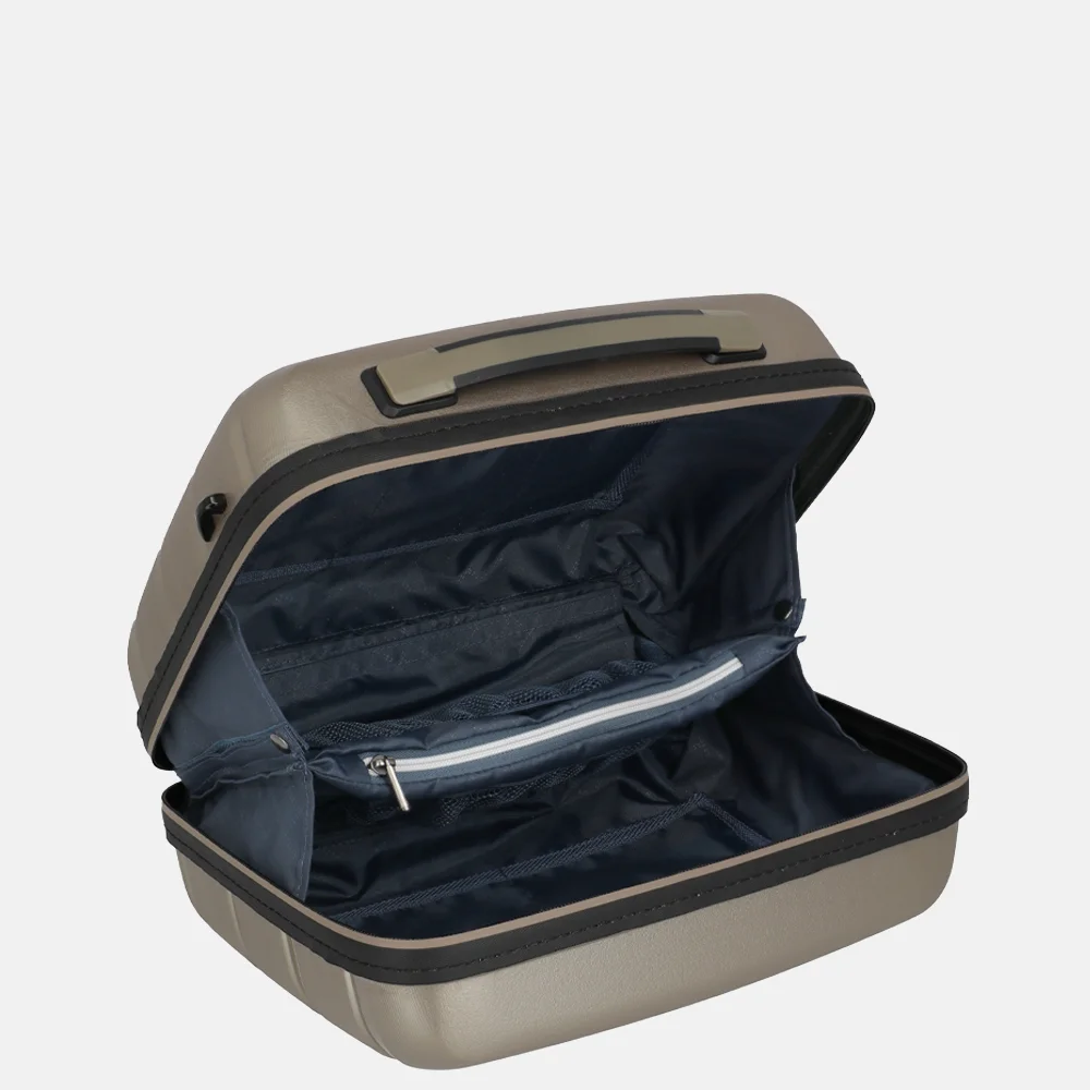 Travelite Air Base beautycase champagne bij Duifhuizen