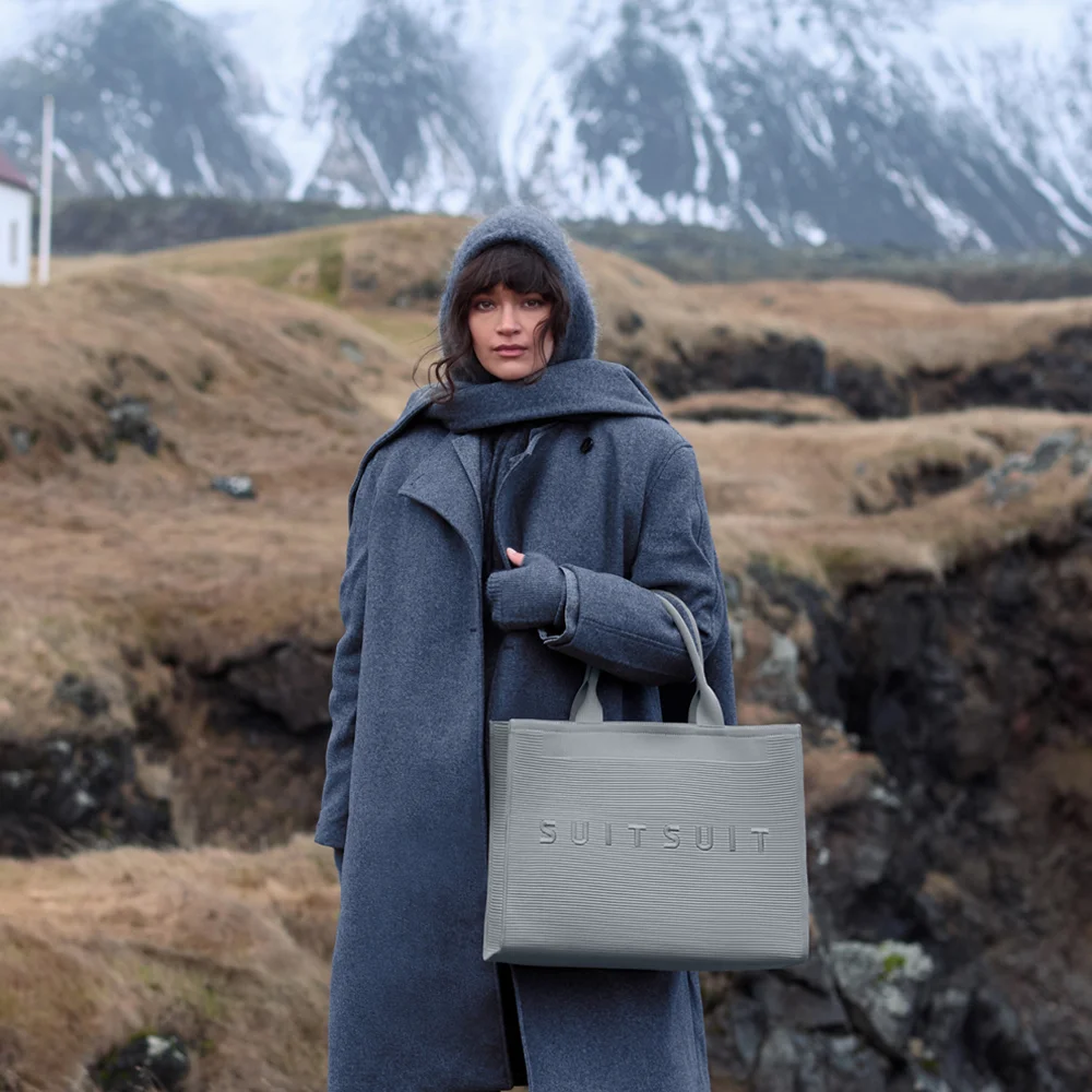 SUITSUIT Fusion reistas/shopper frosted grey bij Duifhuizen