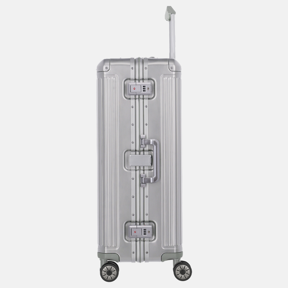Travelite Next koffer 77 cm silver bij Duifhuizen
