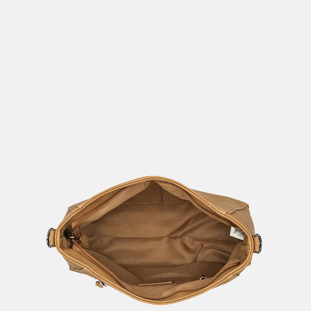 Enrico Benetti Roxy crossbody tas camel bij Duifhuizen