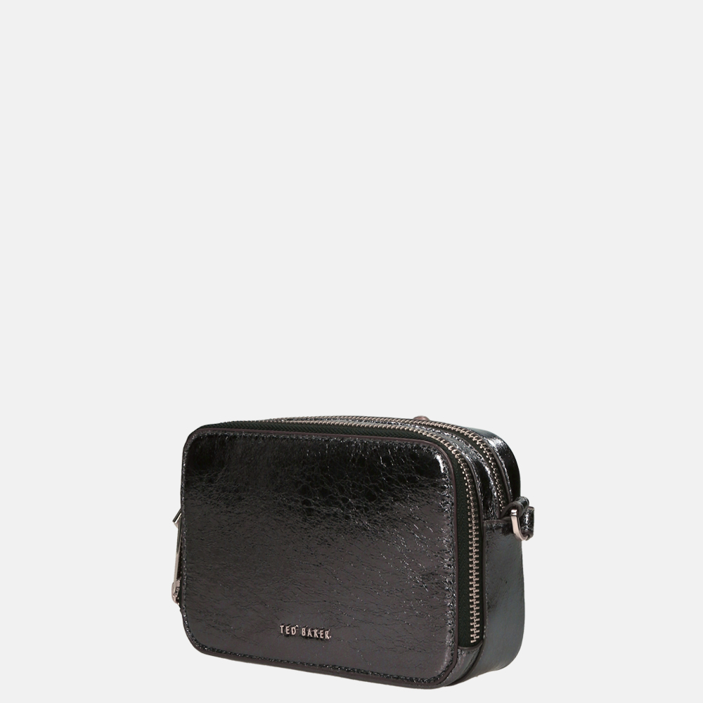 Ted Baker Stina Croco crossbody tas deep purple bij Duifhuizen