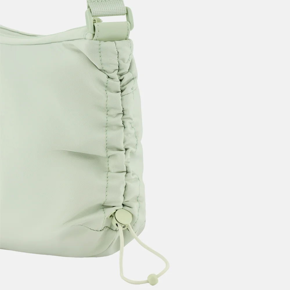 Kapten & Son Skara crossbody tas small matcha green bij Duifhuizen