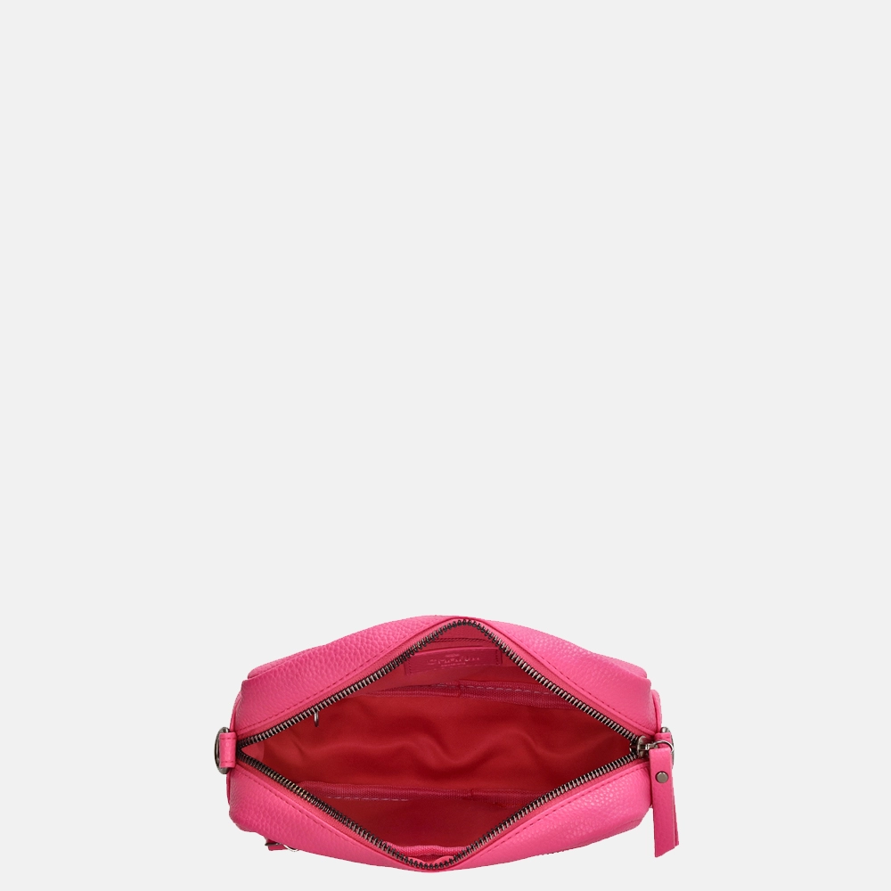 Charm London New York crossbody tas S fuchsia bij Duifhuizen