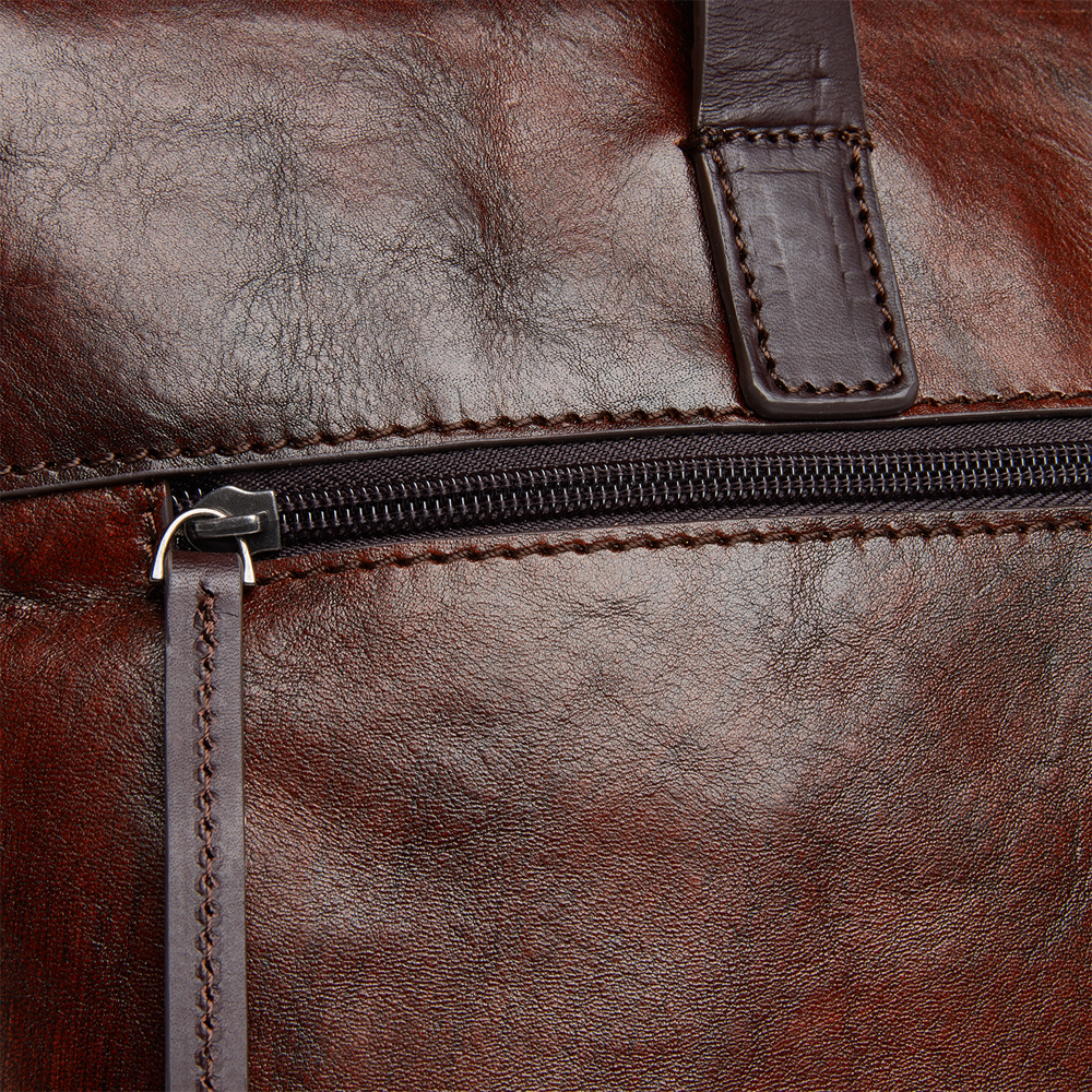 Castelijn & Beerens Rien laptoptas 15 inch cognac bij Duifhuizen