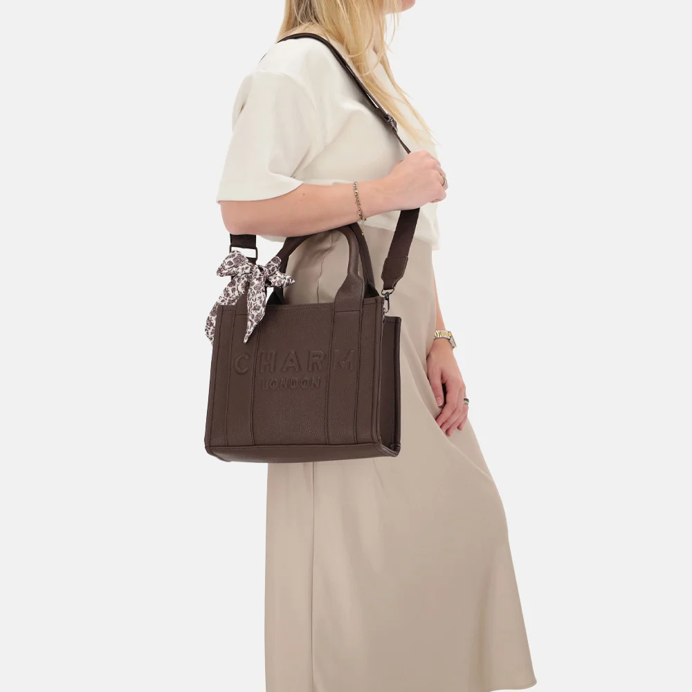 Charm London shopper S donkerbuin bij Duifhuizen