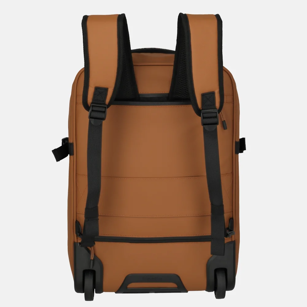 Travelite Briize trolley rugzak curry bij Duifhuizen