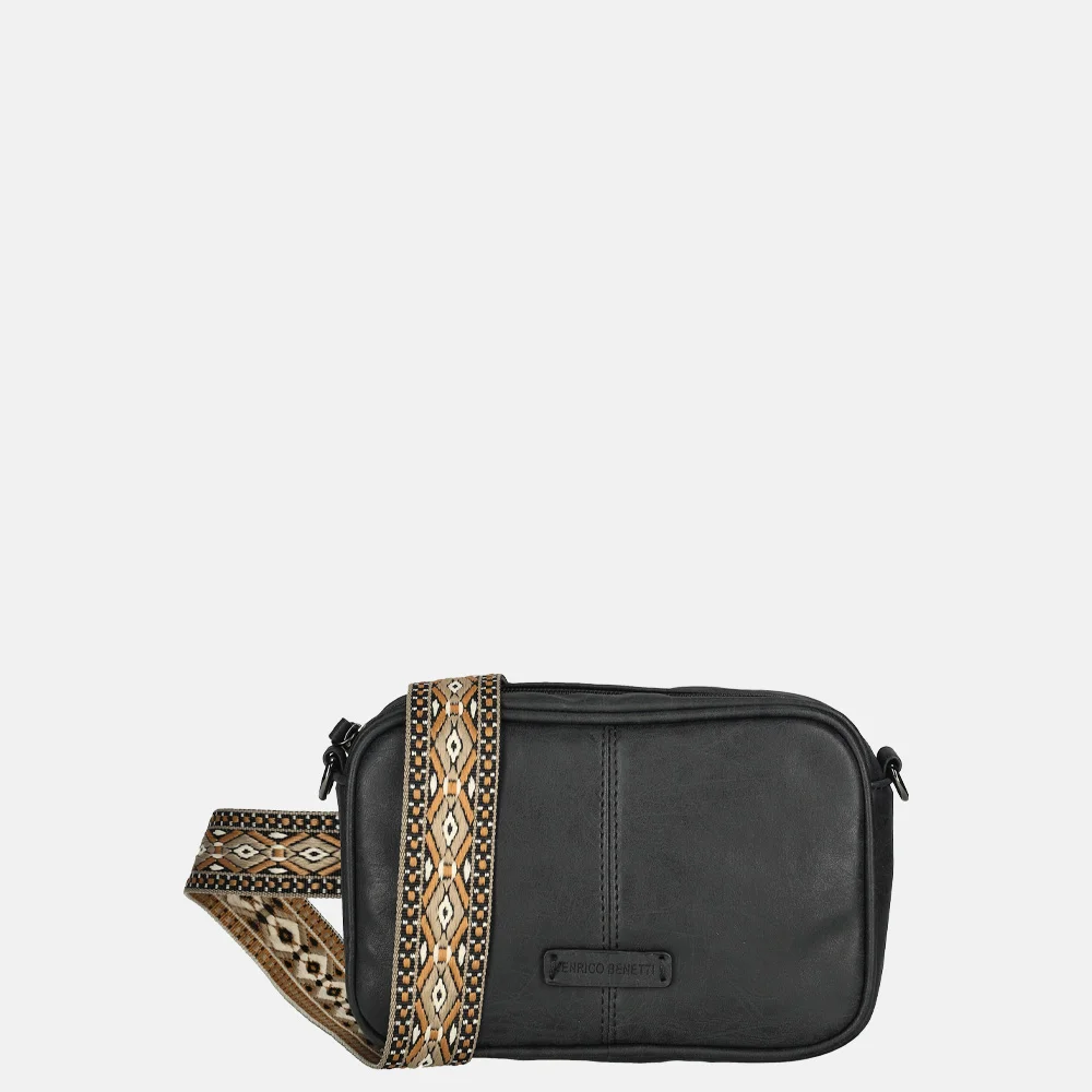 Enrico Benetti Indy crossbody tas zwart bij Duifhuizen