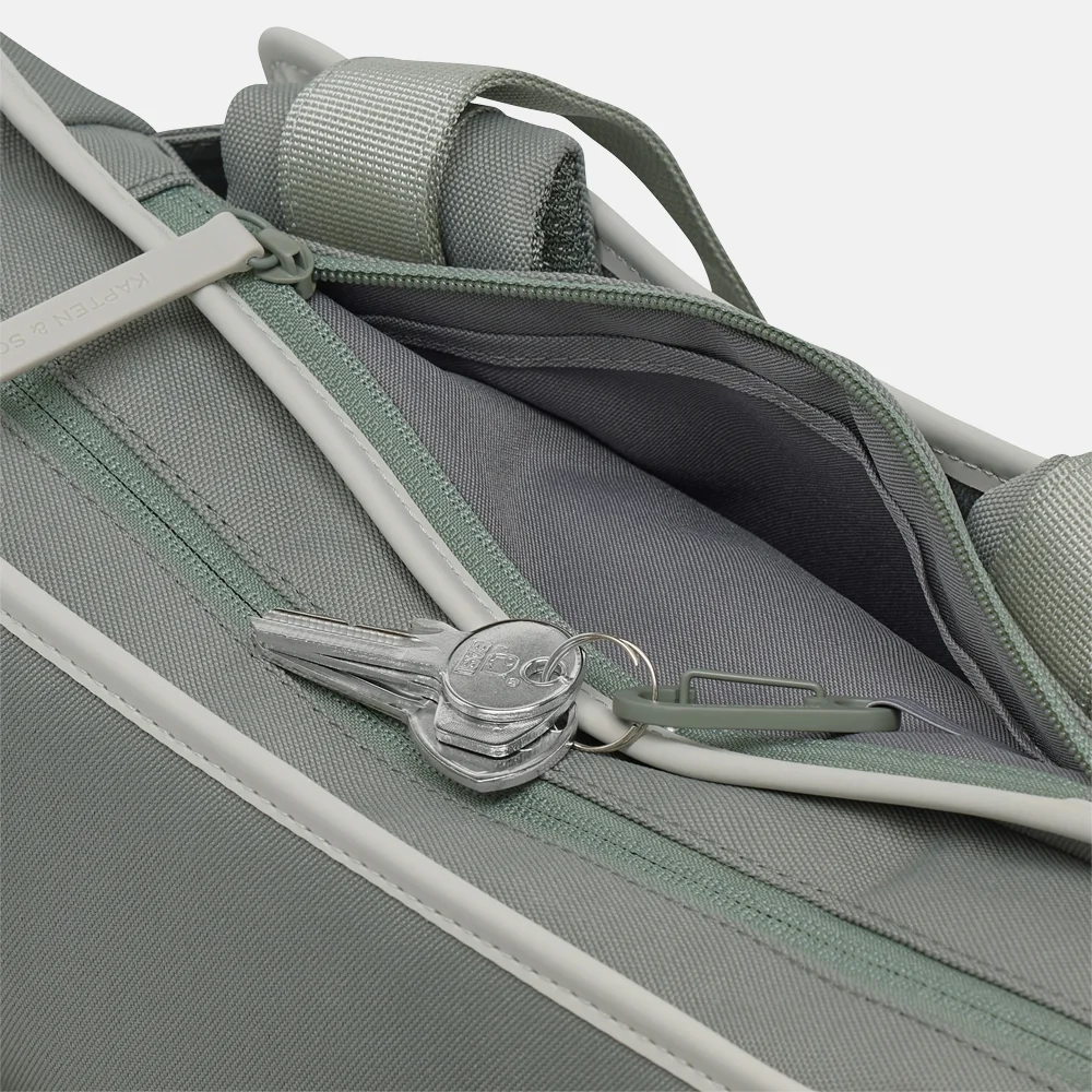 Kapten & Son Lindby Pro laptoprugzak muted sage bij Duifhuizen