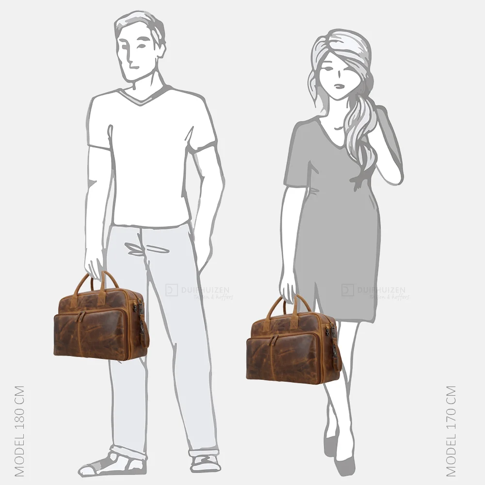 Hide & Stitches Nevajo Next luiertas cognac bij Duifhuizen