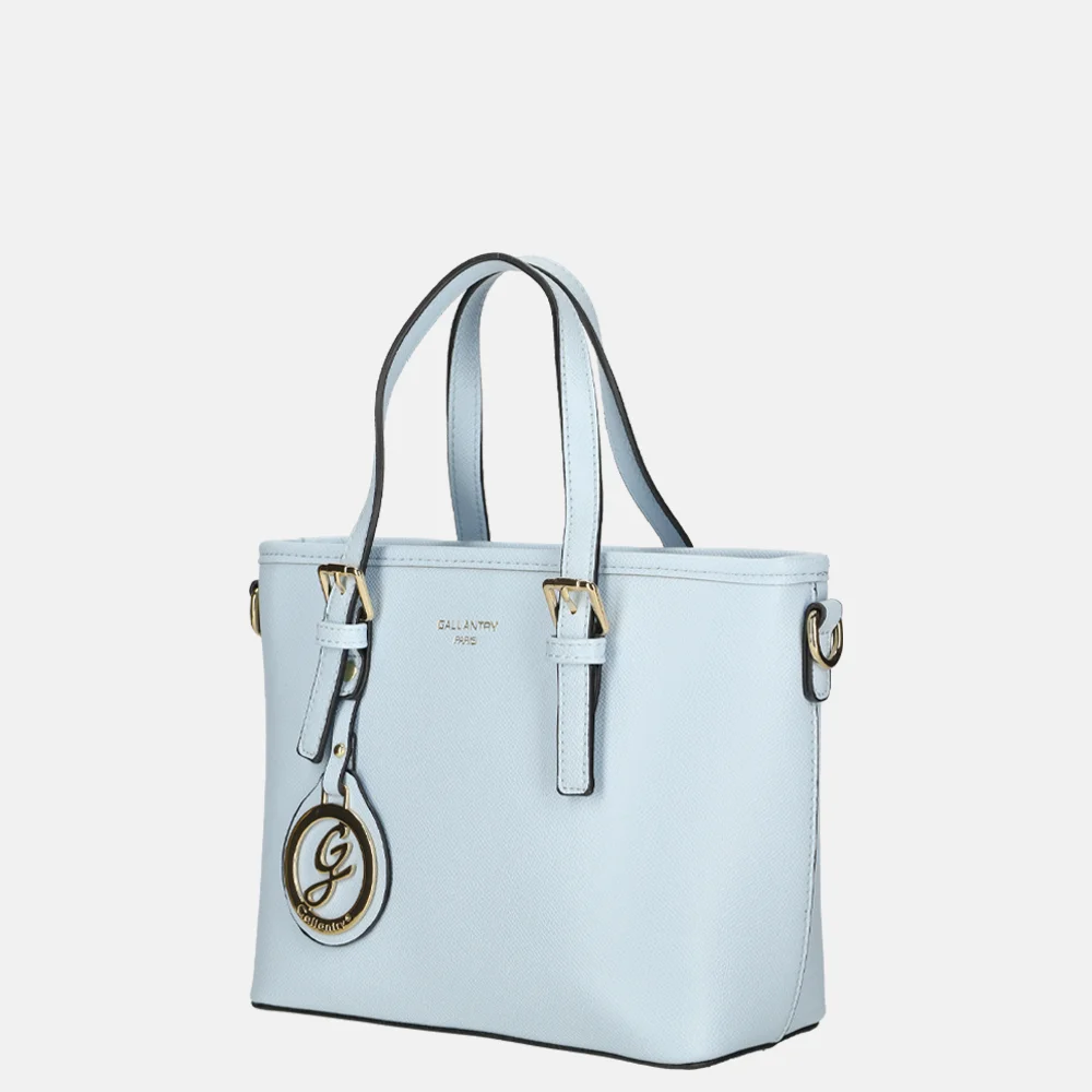 Firenze Saffiano handtas S light blue bij Duifhuizen