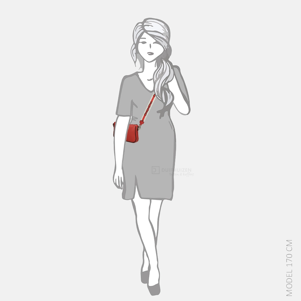 Valentino Bags Swim Re crossbody tas rosso bij Duifhuizen