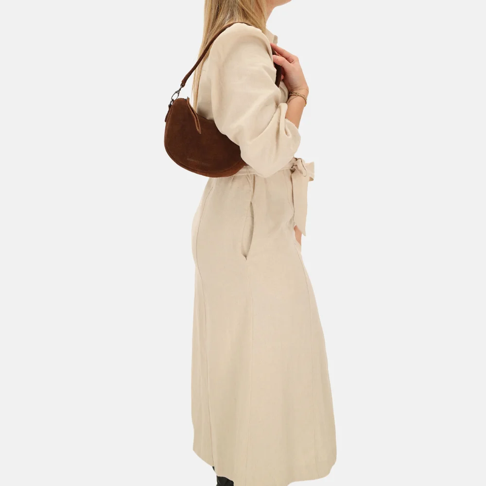 Hide & Stitches Brazos crossbody tas S donkerbruin bij Duifhuizen