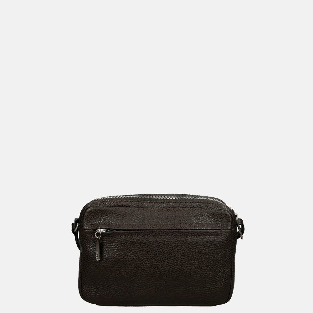 Gigi Fratelli Romance crossbody tas Espresso bij Duifhuizen