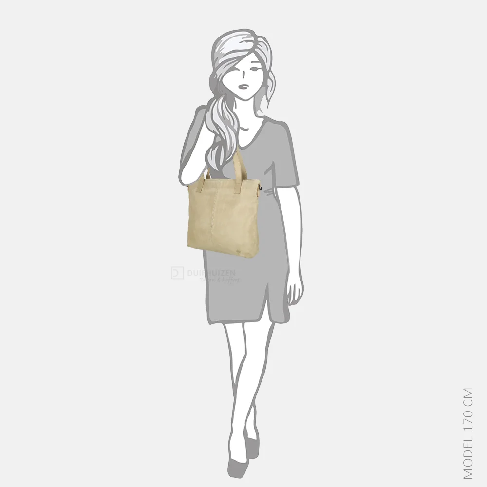 Bear Design Jilke shopper M feather bij Duifhuizen