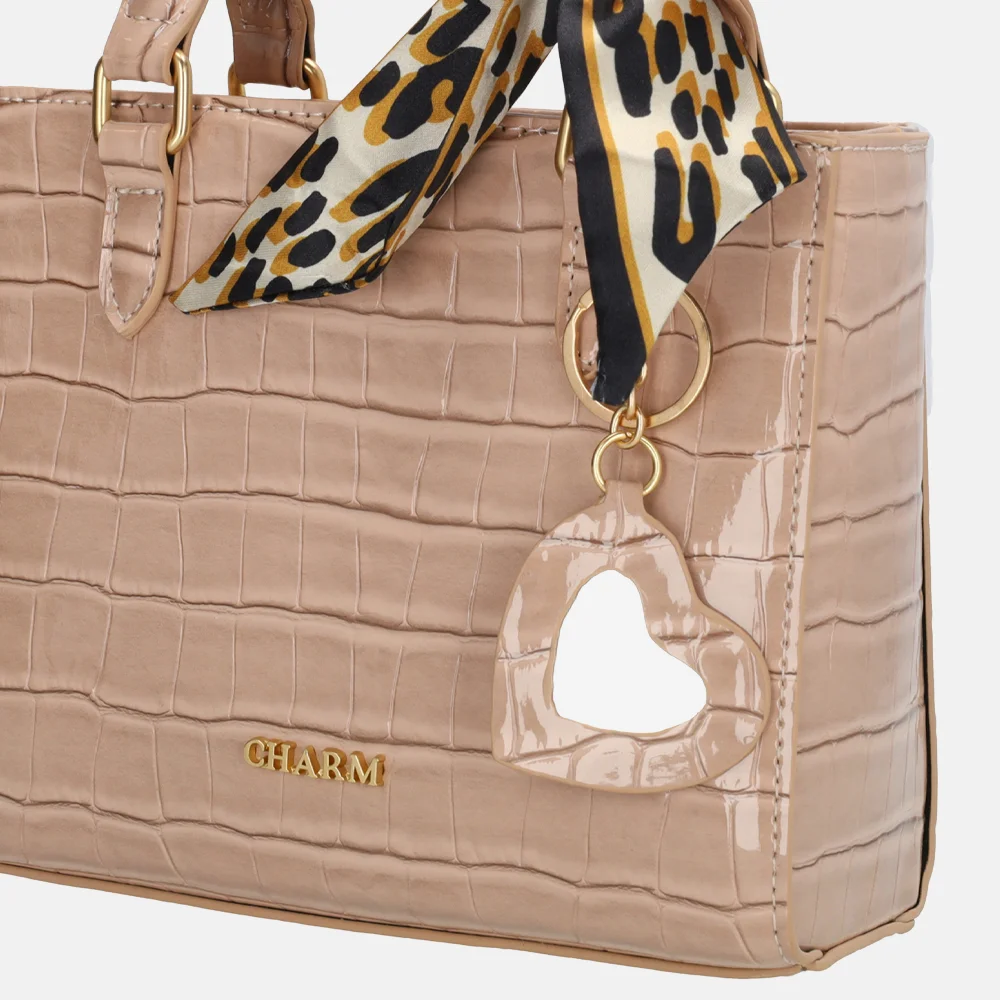 Charm London Knightbridge handtas oudroze bij Duifhuizen