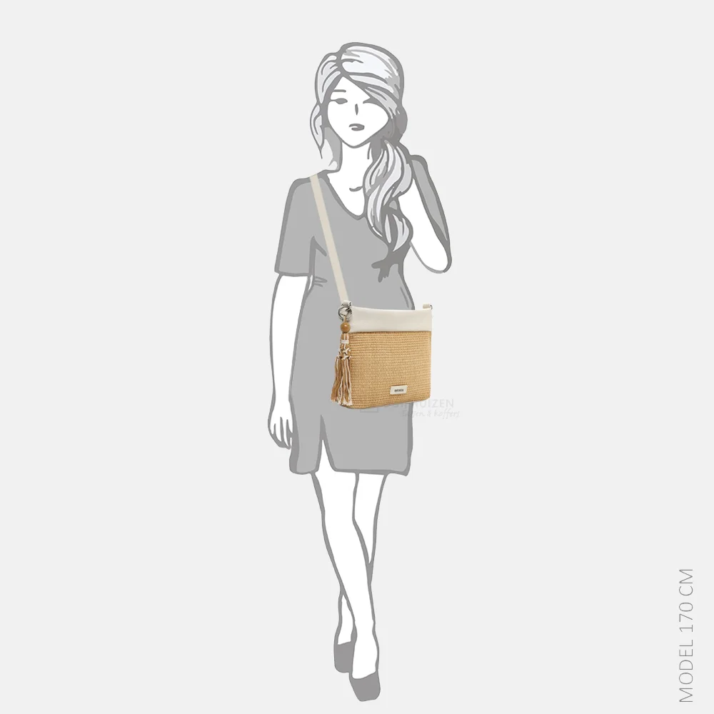 Suri Frey crossbody tas loveley beige bij Duifhuizen