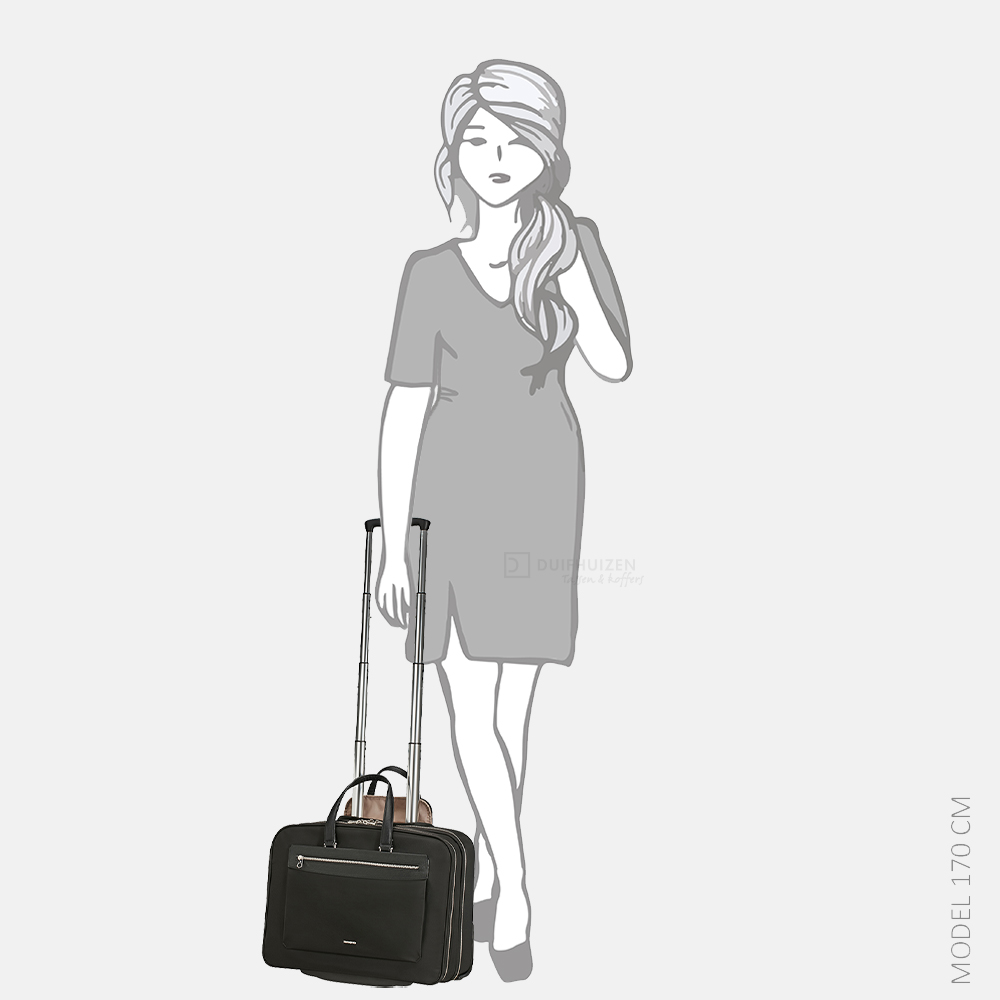 Samsonite Zalia 2.0 business trolley 15.6 inch black bij Duifhuizen