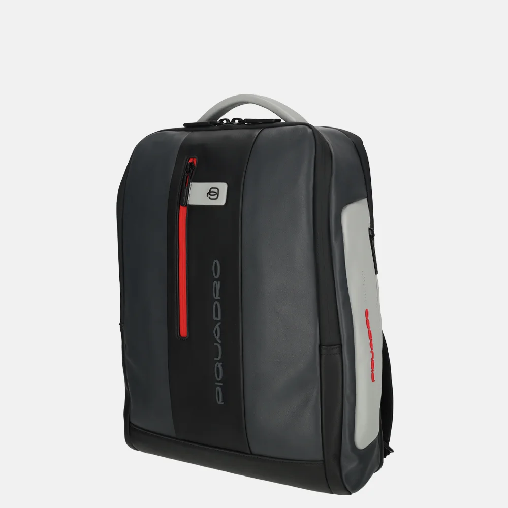 Piquadro Urban laptoprugzak 14 inch grey nero bij Duifhuizen