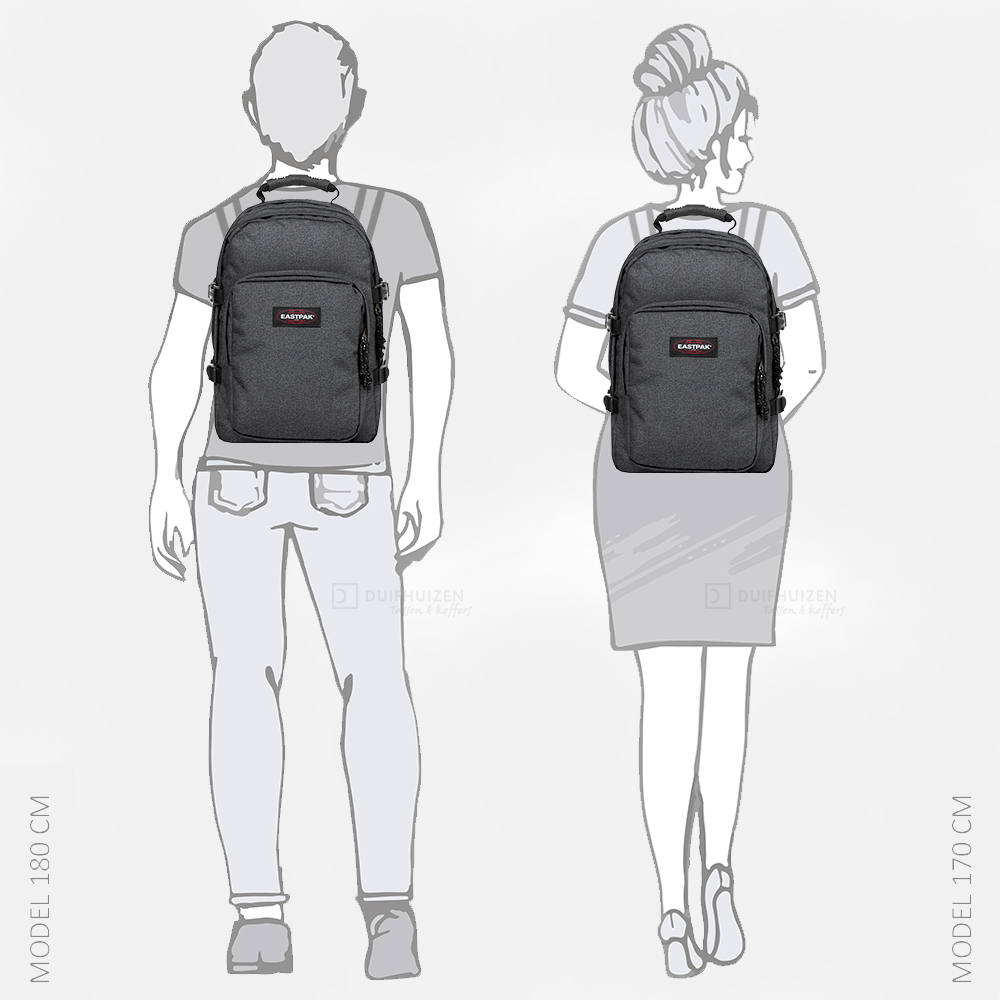 Eastpak Provider rugzak 15.6 inch black denim bij Duifhuizen