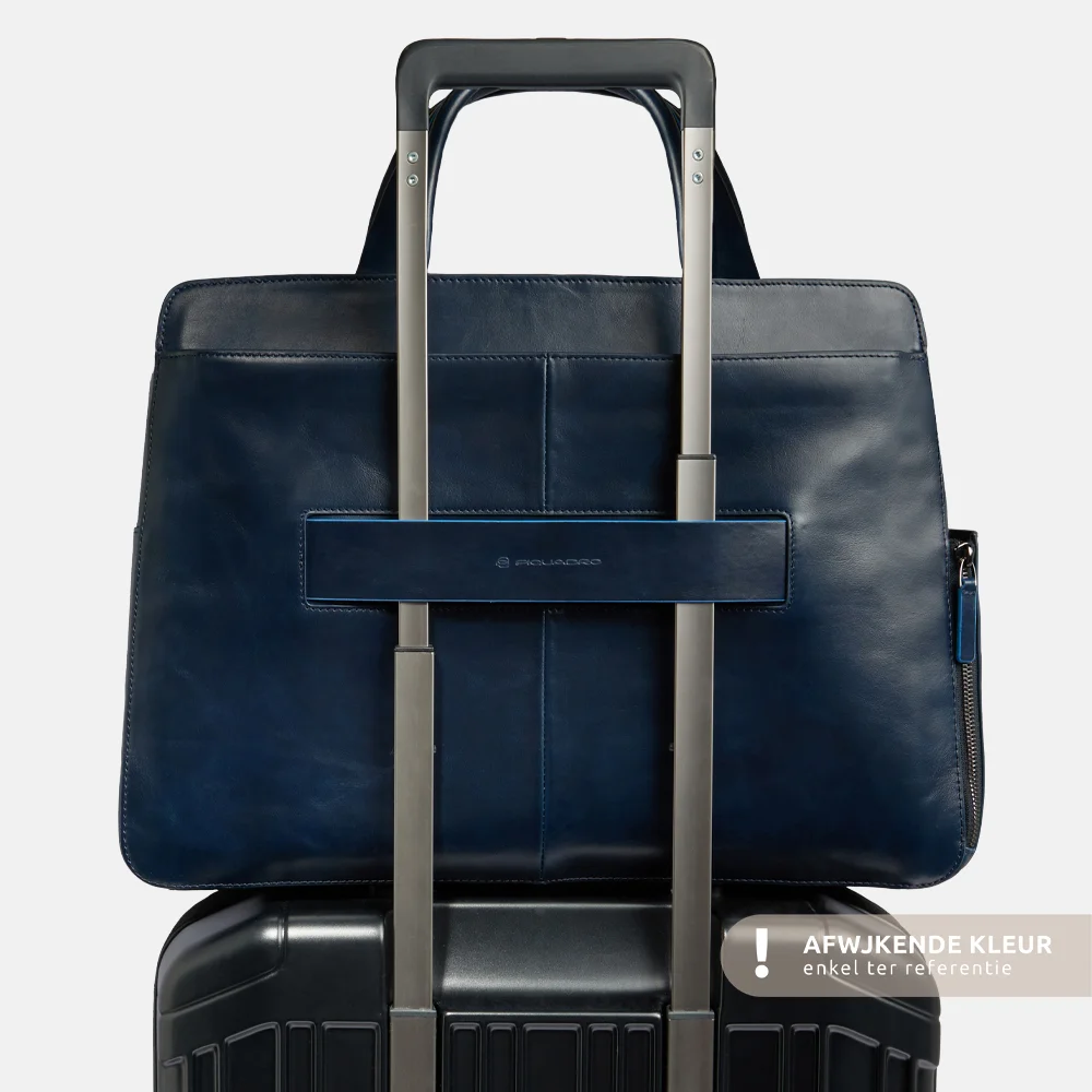 Piquadro laptoptas 15.6 inch nero bij Duifhuizen