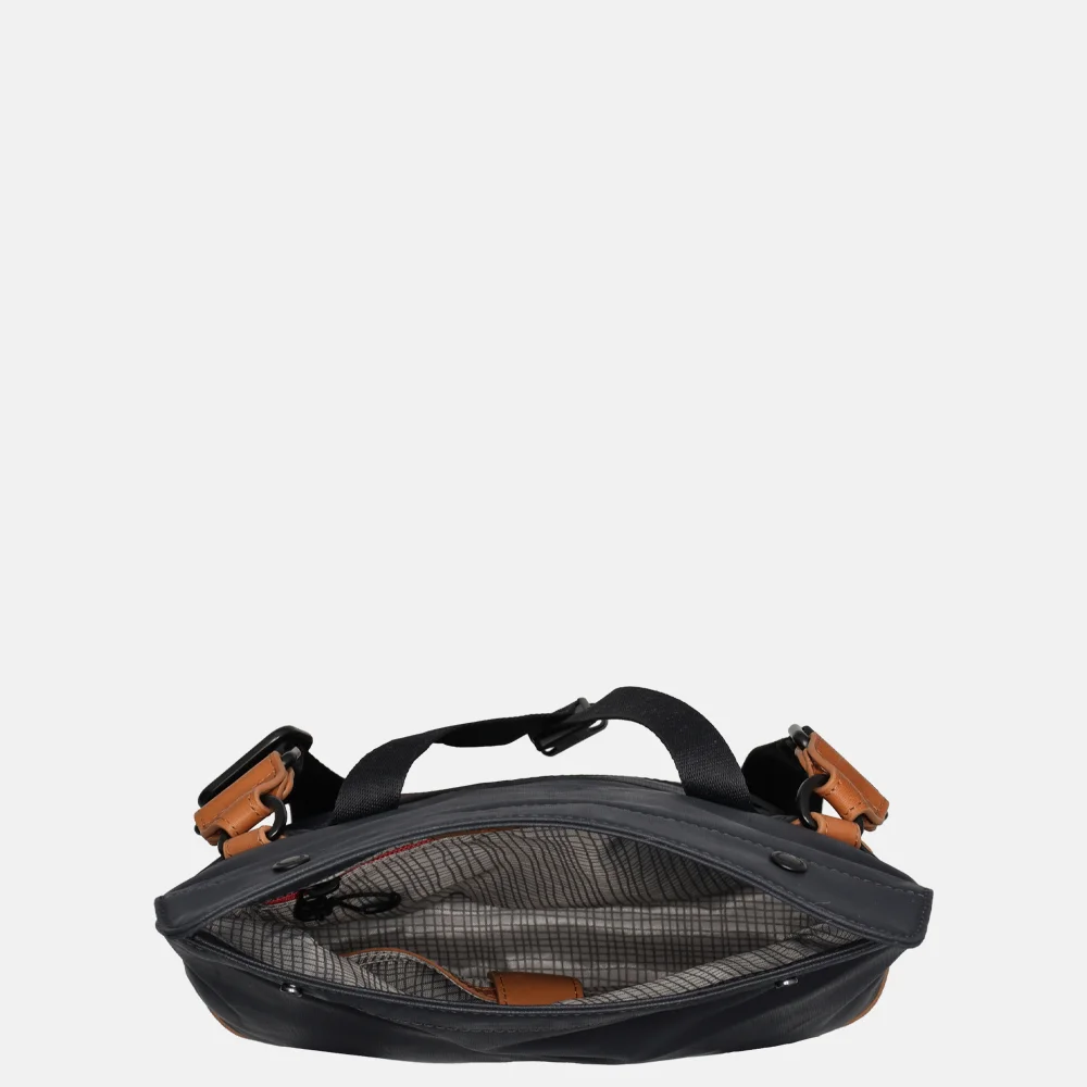 Aunts and Uncles Yao rolltop crossbody tas night navy bij Duifhuizen