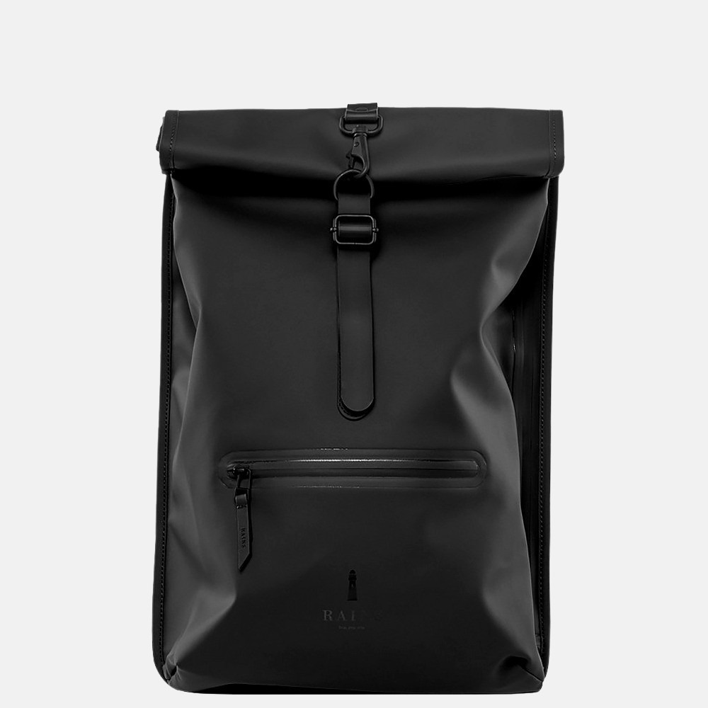 Rains Roll Top rugzak 16 inch black