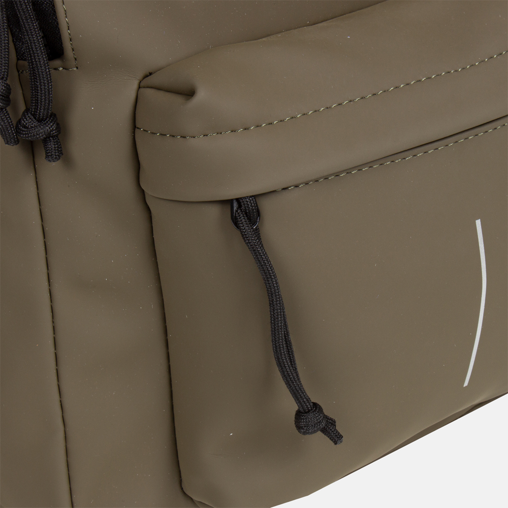 New Rebels Mart rugzak 13.3 inch olive bij Duifhuizen