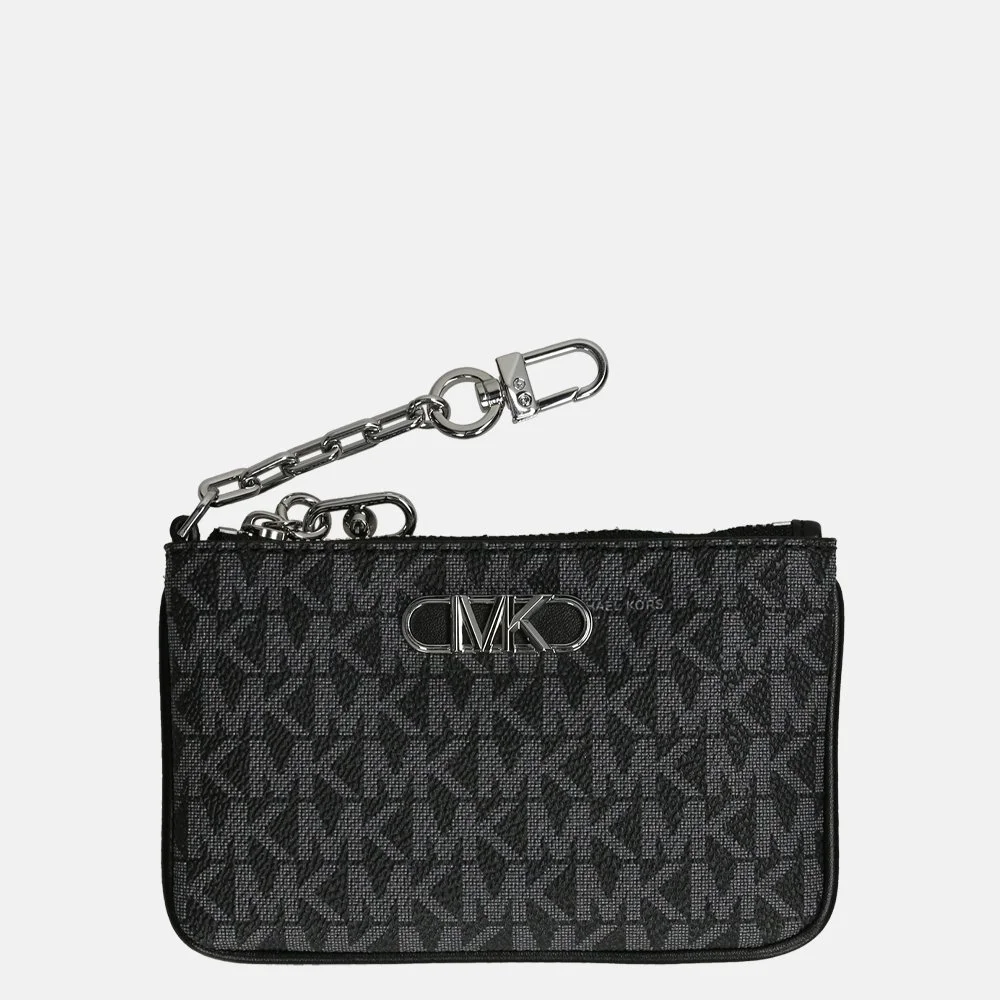 Michael Kors Parker sleuteletui black/optic white