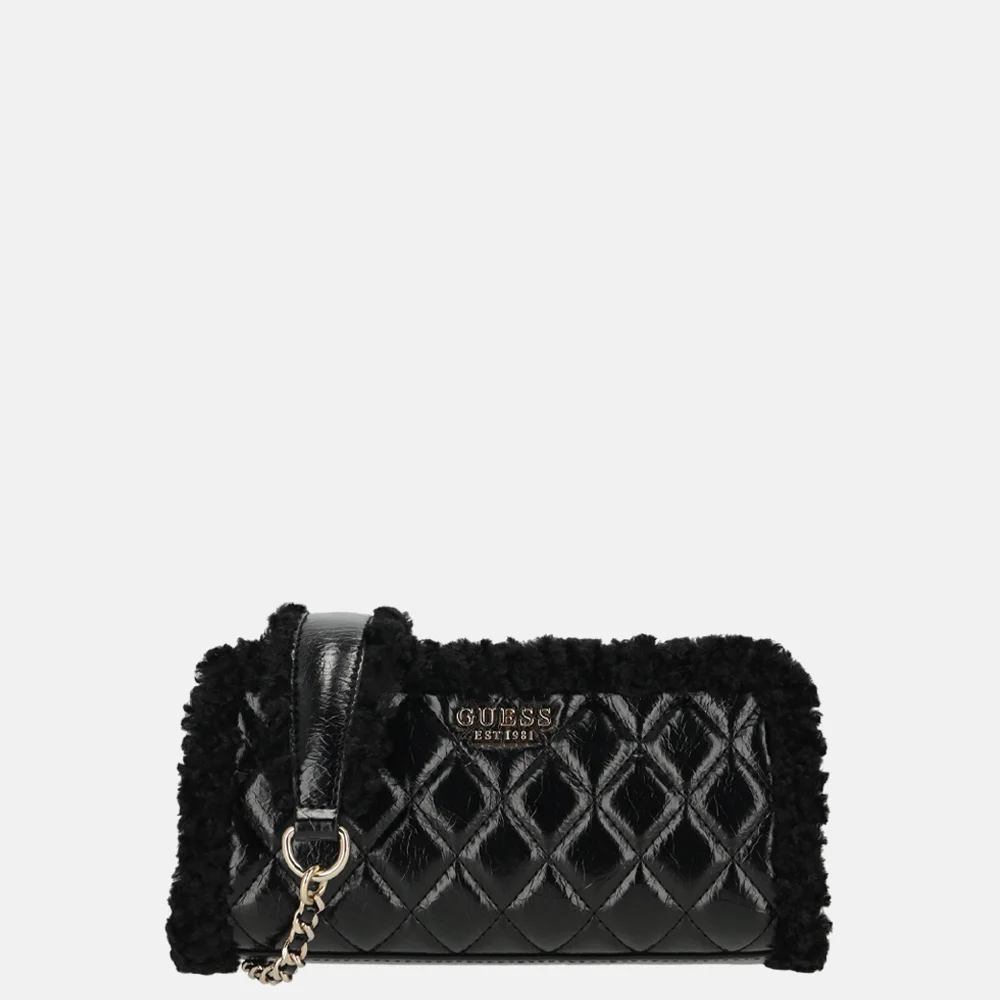 Guess Cristi crossbody tas black bij Duifhuizen