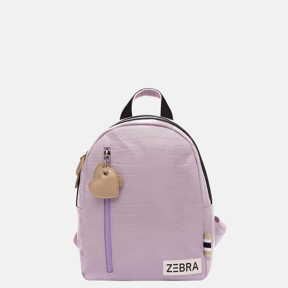 Zebra Trends kinderrugzak croco purple bij Duifhuizen