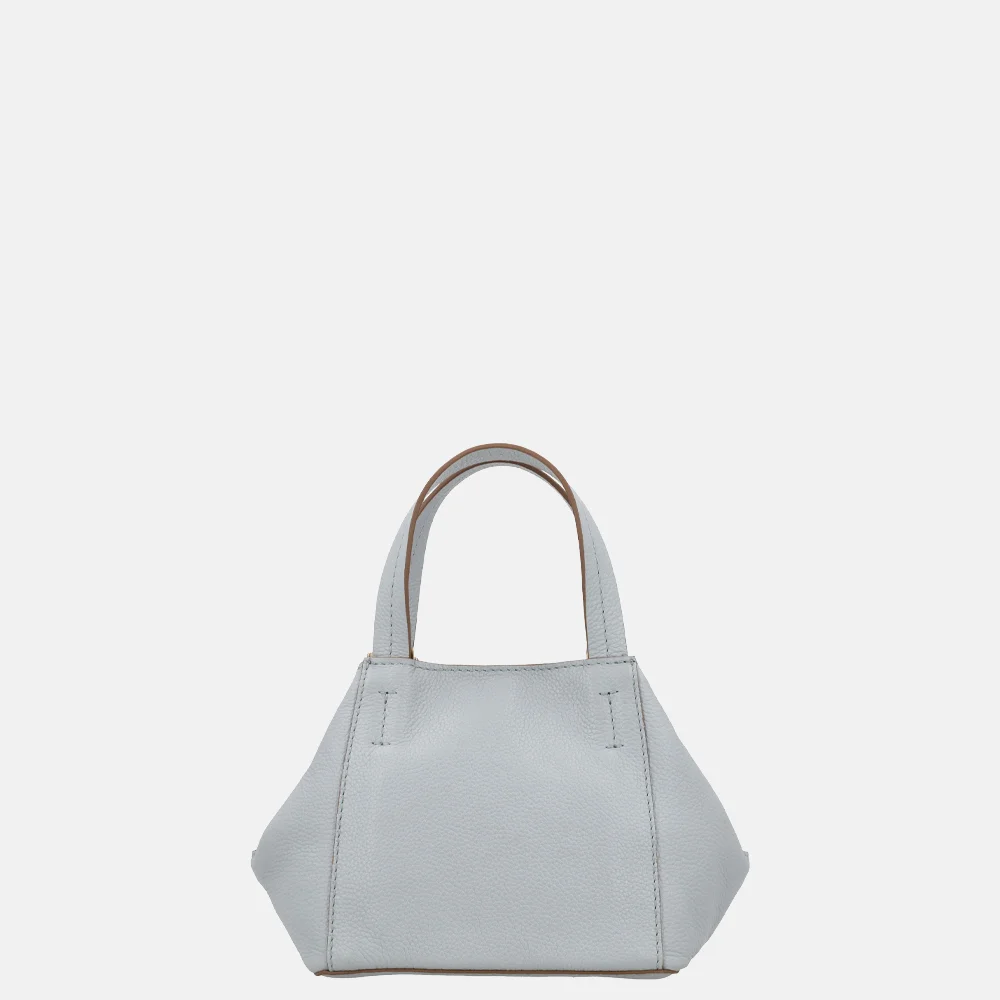 Loulou Essentiels Elodie handtas blue aura bij Duifhuizen