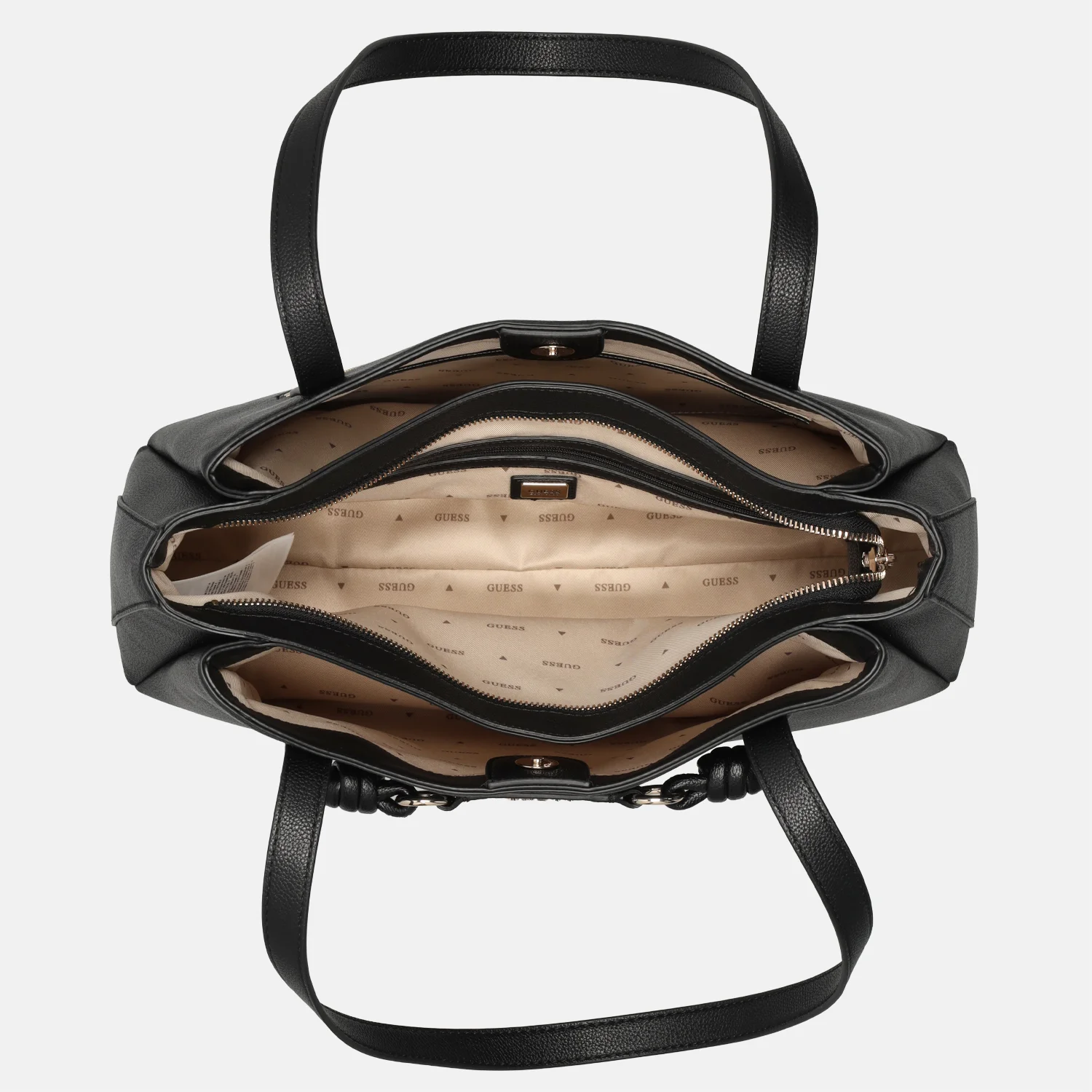 Guess Camelia shopper M black bij Duifhuizen