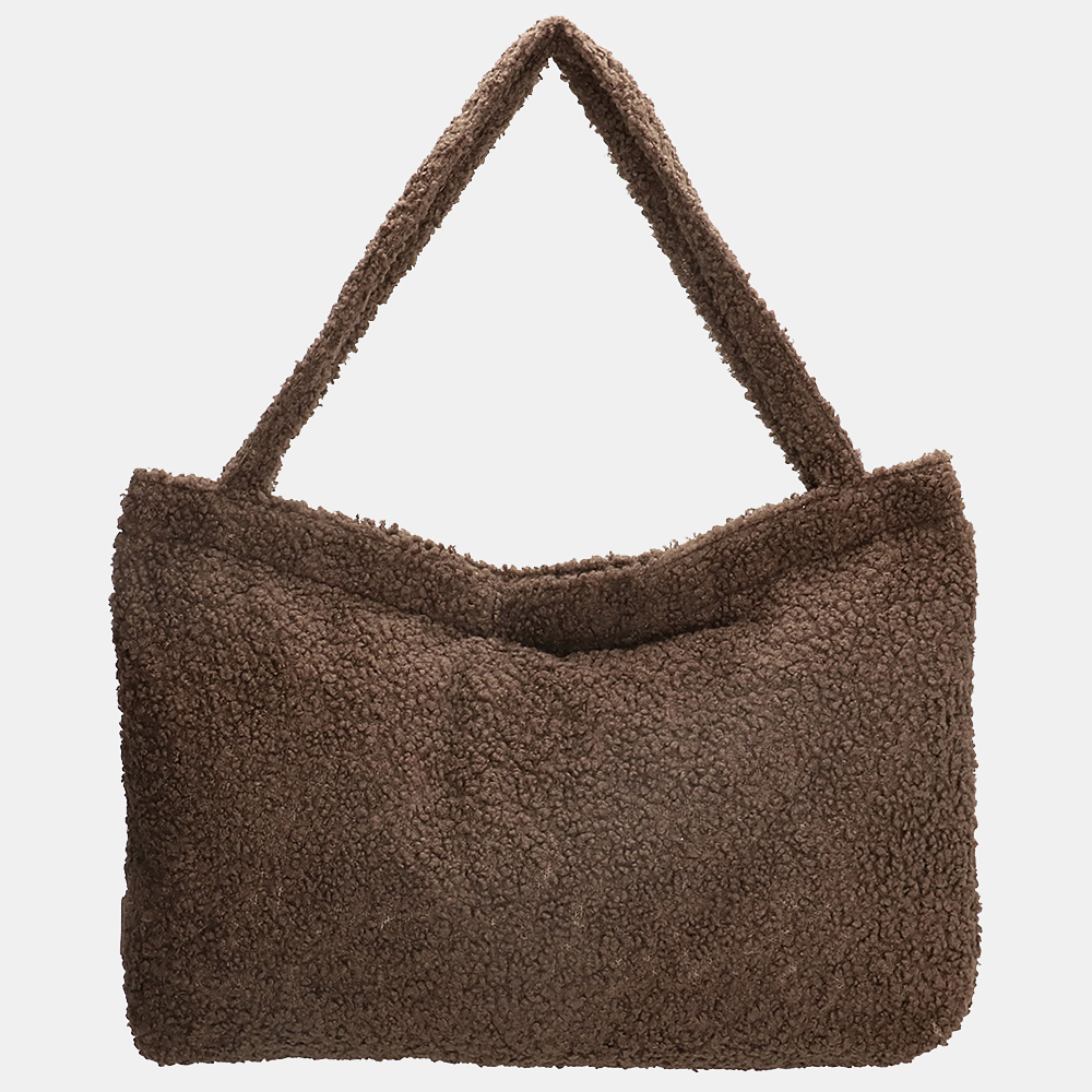 Beagles Ariany teddy shopper XL donker taupe -- OUD bij Duifhuizen