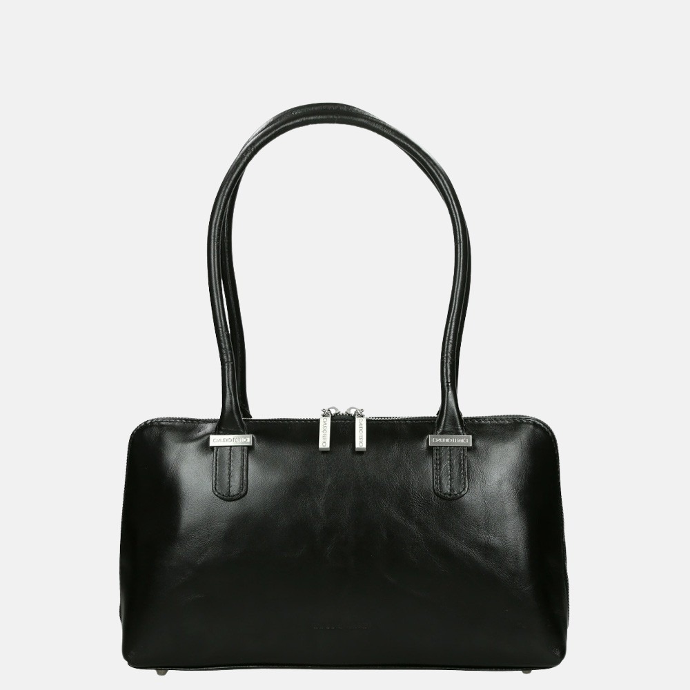 Claudio Ferrici Classico handtas M black bij Duifhuizen