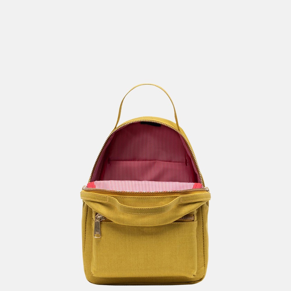 Herschel Nova mini rugzak arrow wood crosshatch bij Duifhuizen