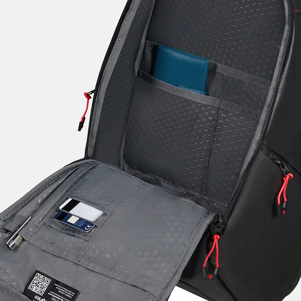 Samsonite Urban USB ecodiver rugzak M black bij Duifhuizen