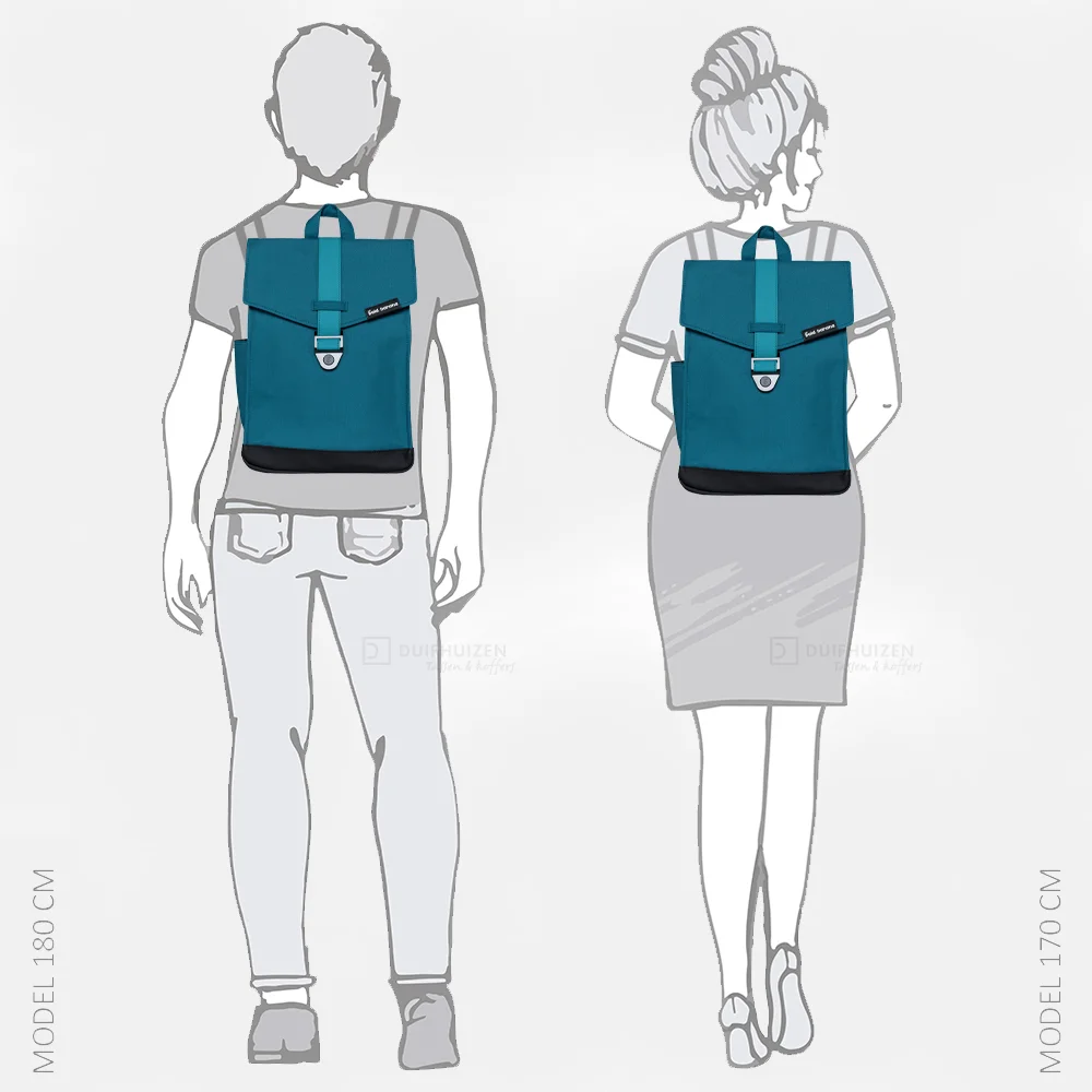 Bold Banana Envelope rugzak 15.6 inch power petrol bij Duifhuizen