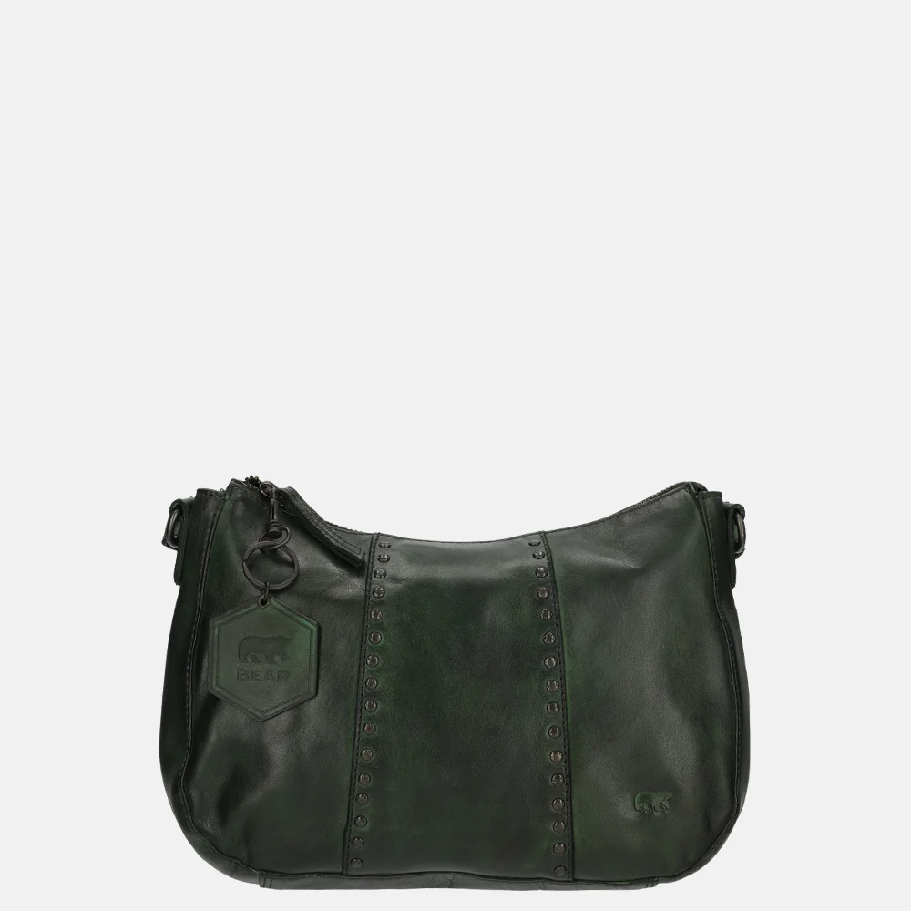 Bear Design crossbody tas studs green bij Duifhuizen