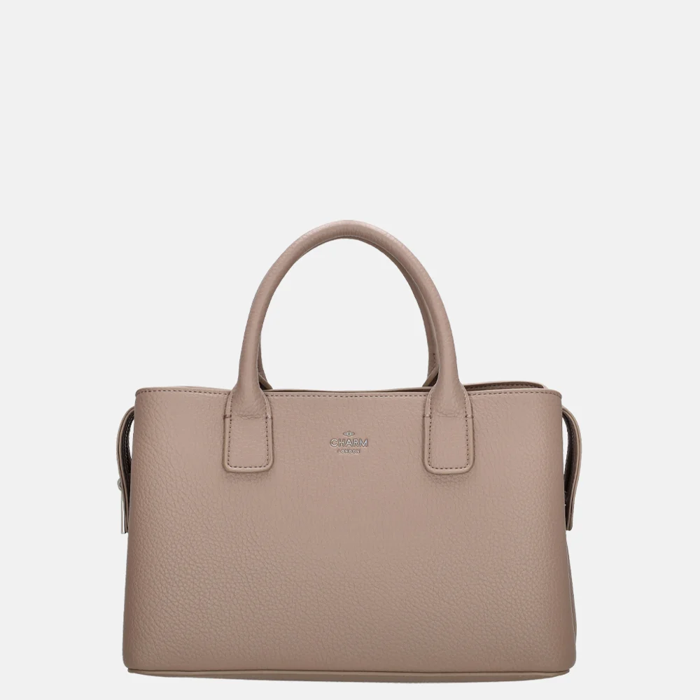 Charm London Muggiano handtas M lichttaupe bij Duifhuizen