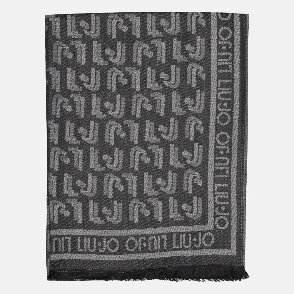 Liu Jo Logo sjaal nero