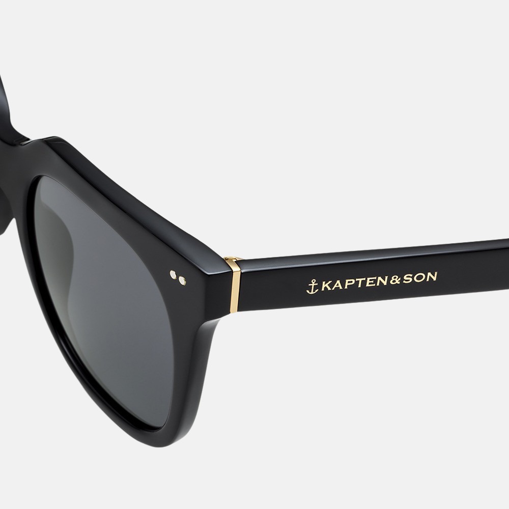 Kapten & Son Florence zonnebril all black bij Duifhuizen