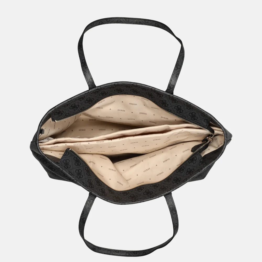 Guess Power play II shopper coal logo bij Duifhuizen