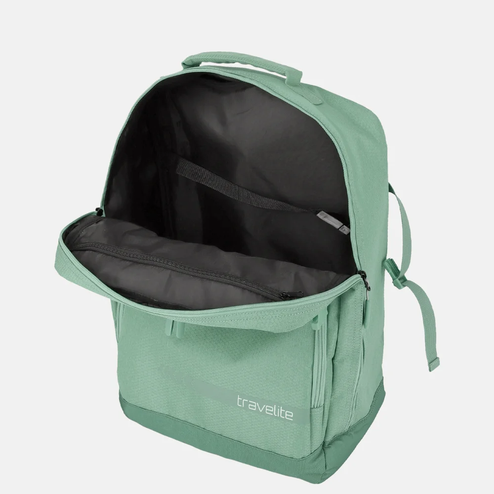 Travelite Kick Off Cabin Size backpack/weekender rugzak sage bij Duifhuizen