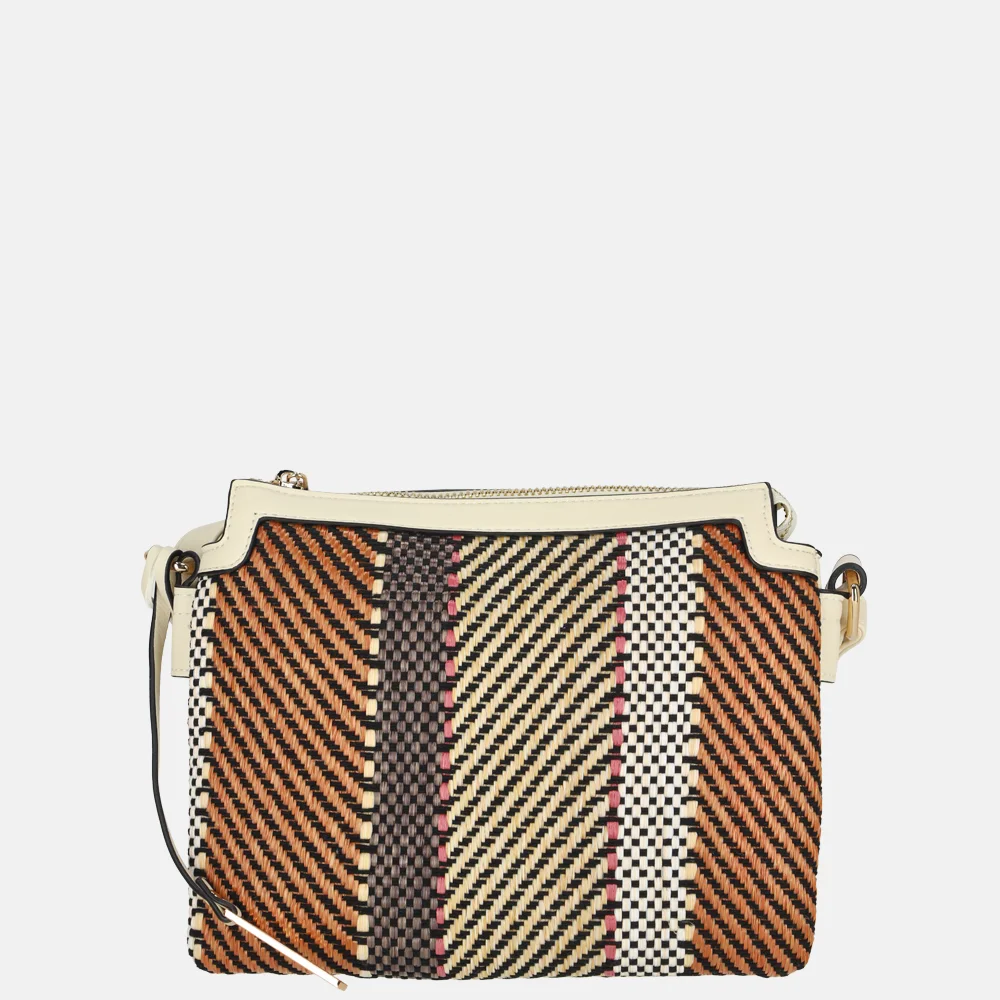 Bulaggi Sapphire crossbody tas creme bij Duifhuizen