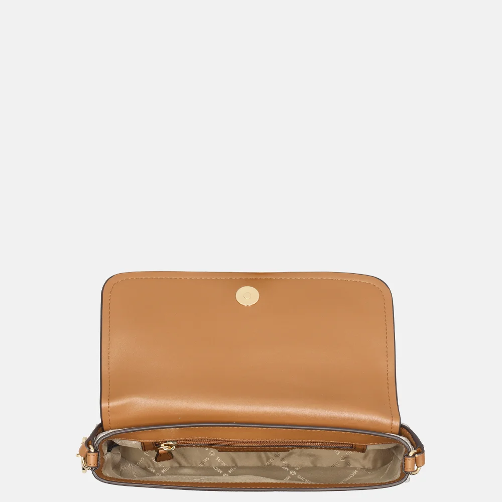 Michael Kors Alice crossbody tas S vanilla/acorn bij Duifhuizen