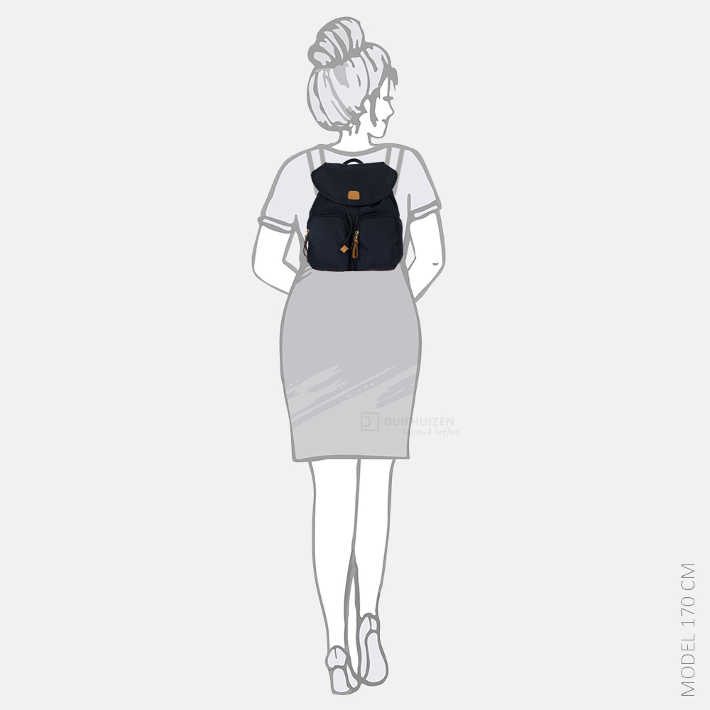 Bric's Piccolo rugzak ocean blue bij Duifhuizen